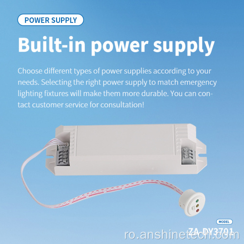 3W ABS LED Sursă de alimentare de urgență